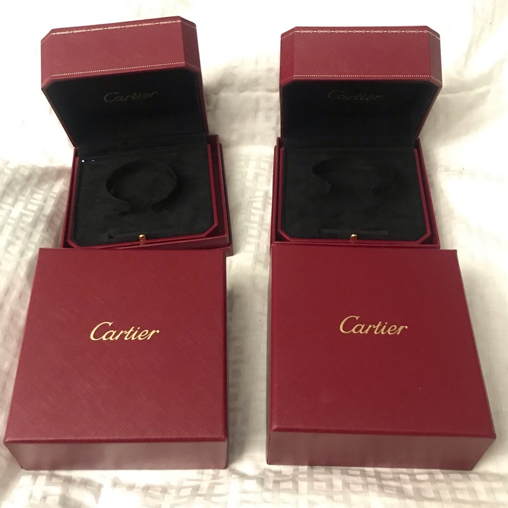Cartier bracelet boxes 💯AUTHENTIC